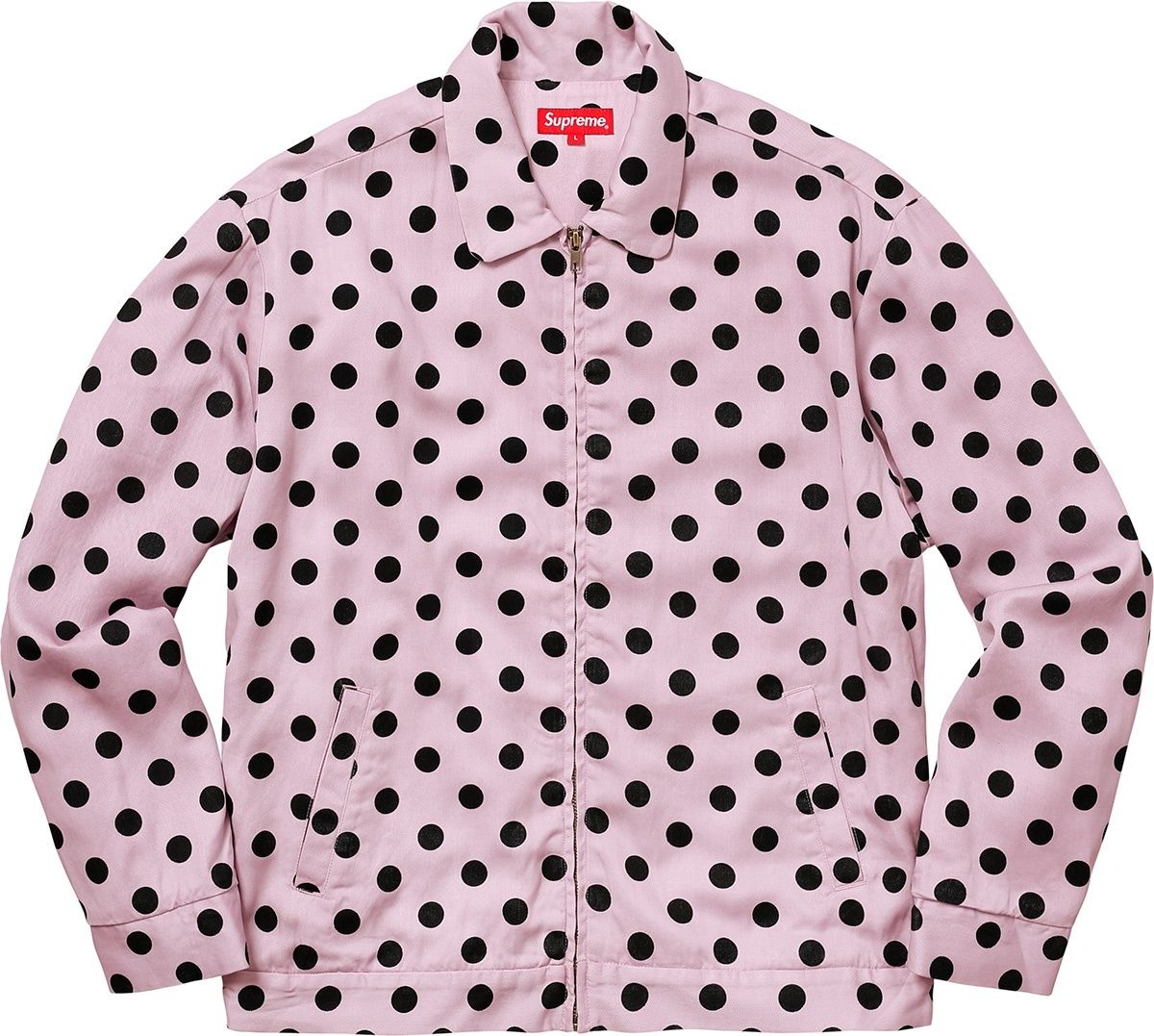 Polka Dots Rayon Work Jacket view 7